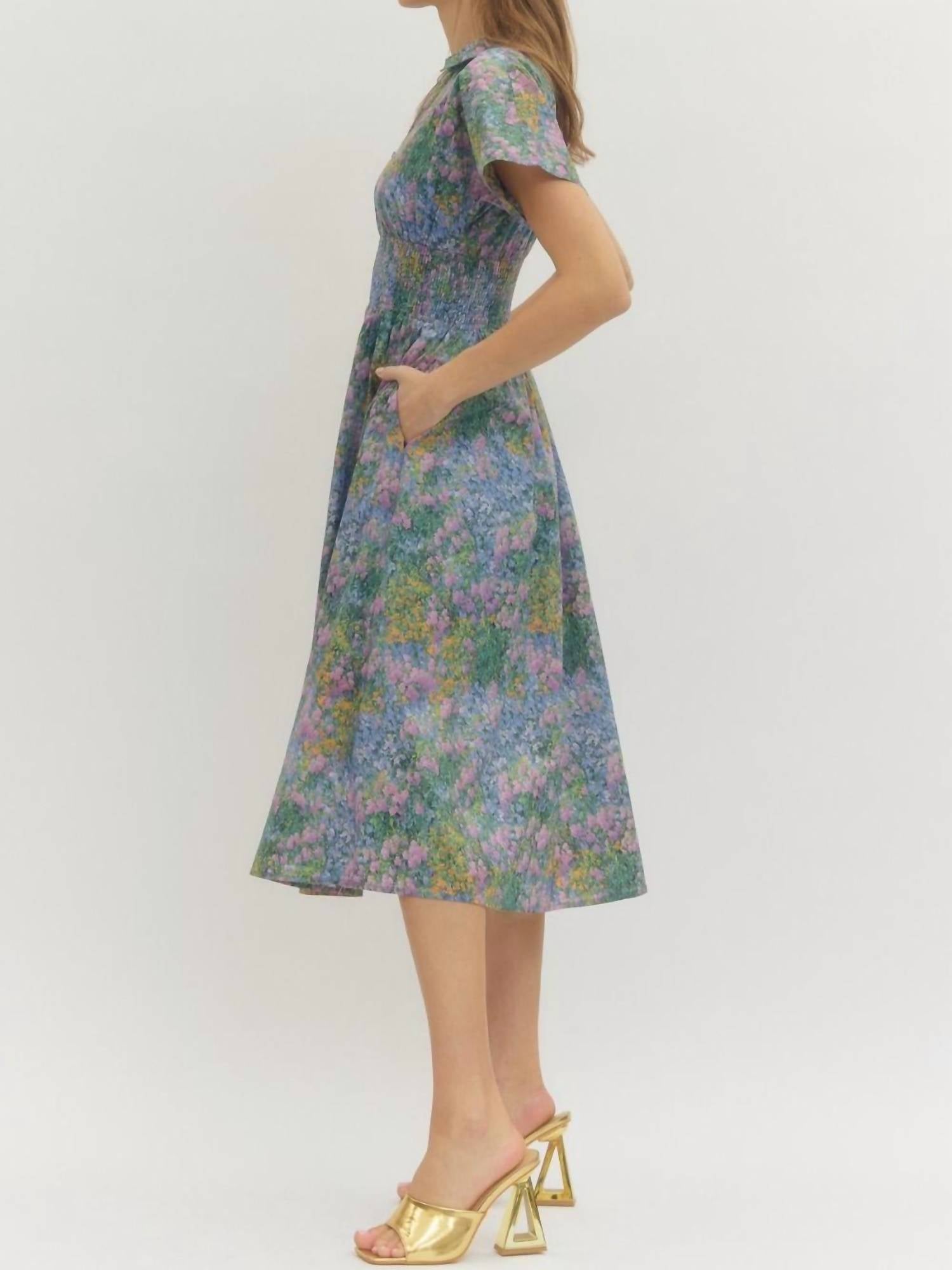 Entro - Take A Chance Midi Dress
