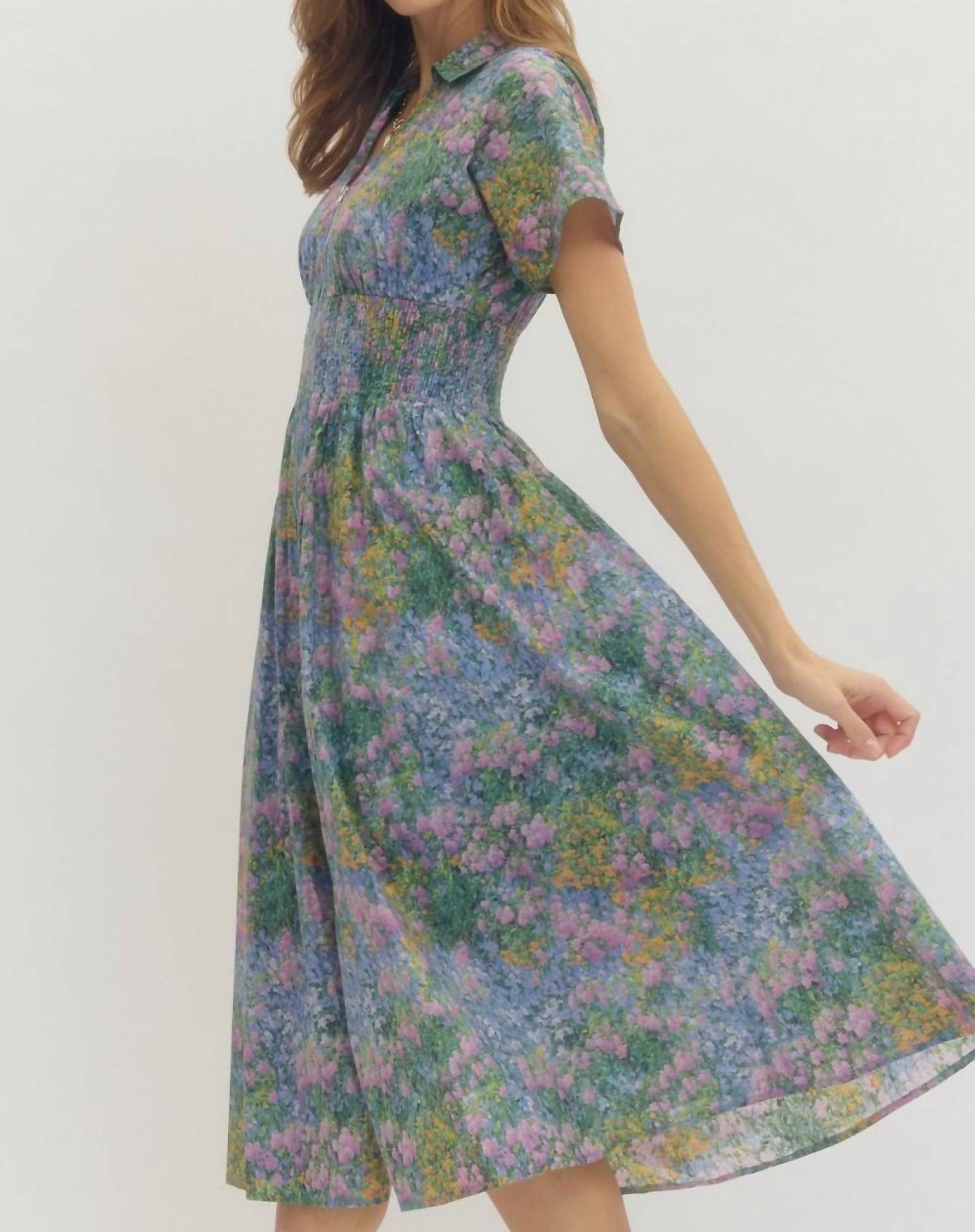 Entro - Take A Chance Midi Dress