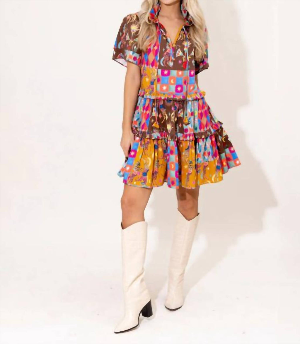 Alden Adair - Hallie Ruffle Hem Dress