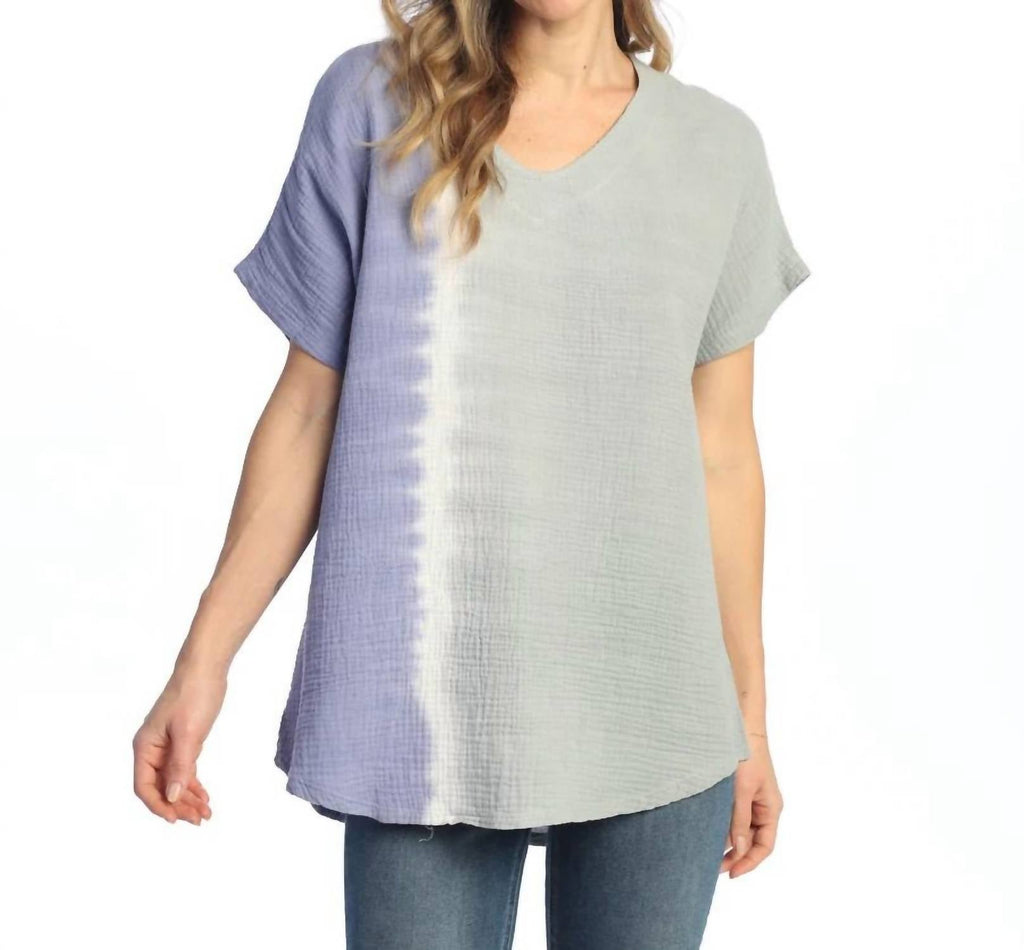 Jess & Jane - Mineral Washed Double Gauze Top