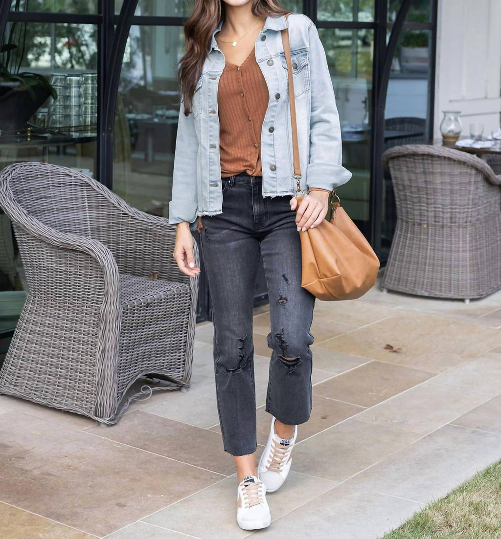Grace And Lace - Lightwash Denim Jacket