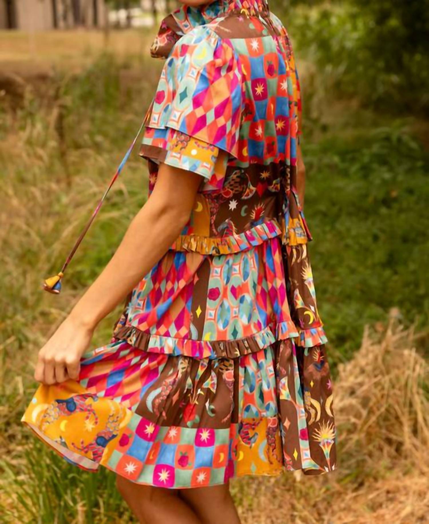 Alden Adair - Hallie Ruffle Hem Dress