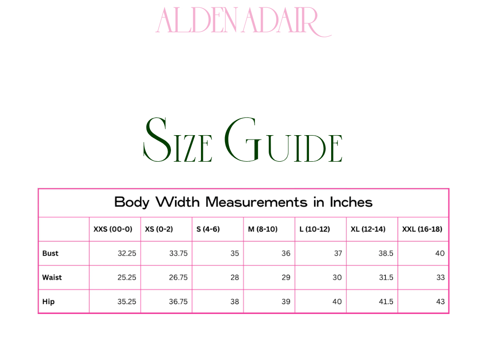 Alden Adair - Hallie Ruffle Hem Dress