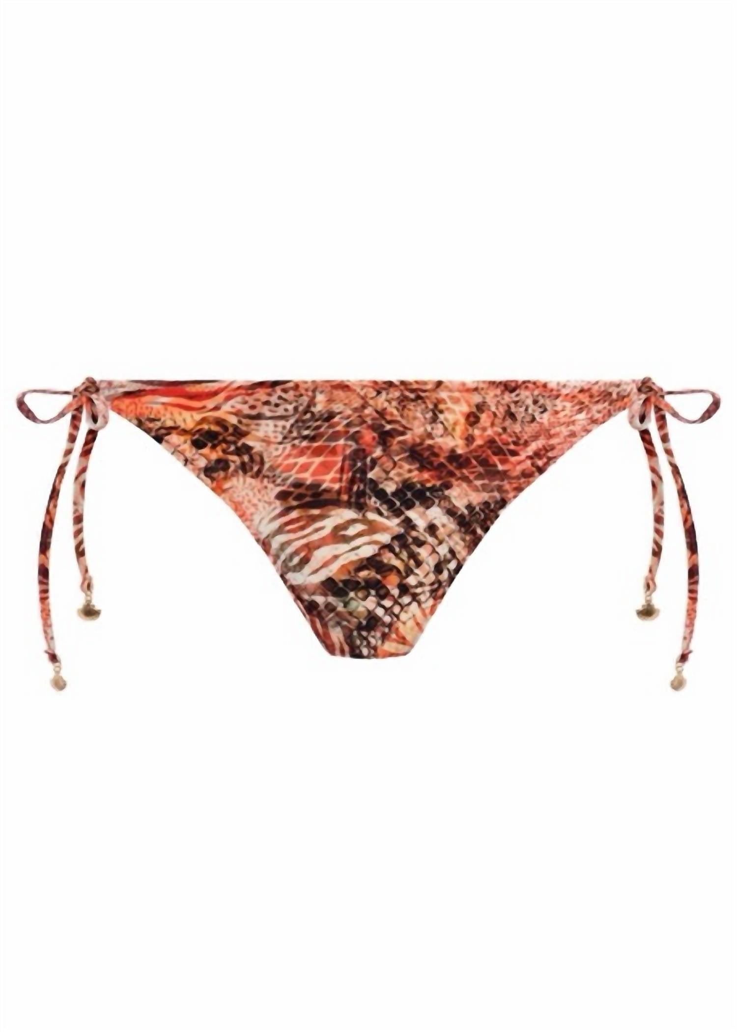 Freya - Desert Cat Tie Side Bikini Brief